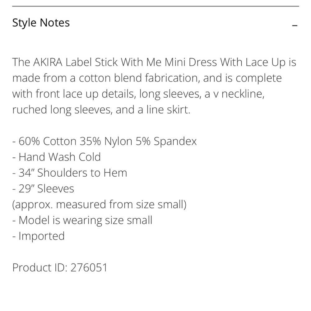 Akira stick with me mini dress, white mini shirt dress with lace up waist design - Picture 10 of 10